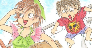 イラスト11「洗濯日和！」