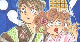 イラスト15「水着もいいけど、浴衣もね！」