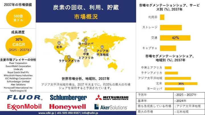 炭素の回収、利用、貯蔵市場｜市場動向と将来展望