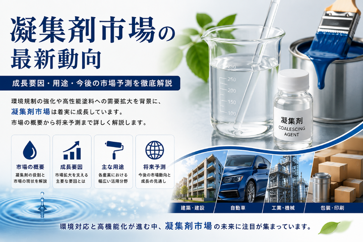 凝集剤市場：環境配慮型コーティング需要の拡大で成長が加速