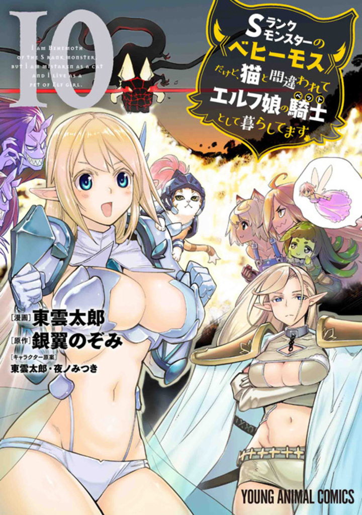 Sランクモンスター≪ベヒーモス≫だけど、猫と間違われてエルフ娘の騎士（ペット）として暮らしています　第10巻