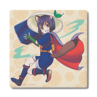 タヌキちゃんコースター